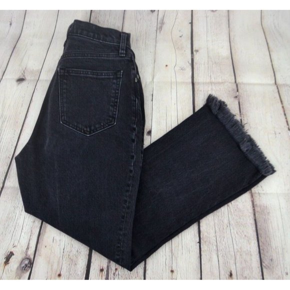 ABERCROMBIE & FITCH Women's Curve Love Ultra High Rise Jeans SIZE 25 Black - Picture 2 of 8